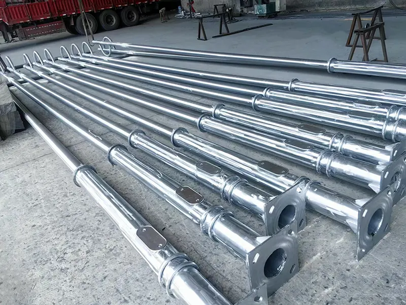 Shining after hot-dip galvanizing